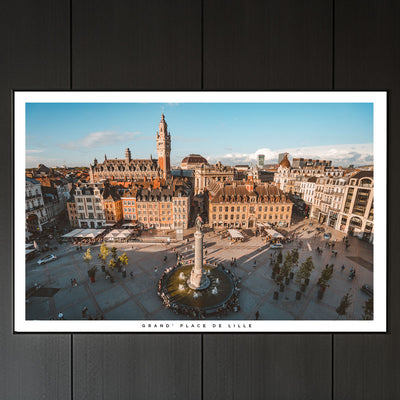 Photographie de Benjamin Clipet - Grand place de Lille - Idée cadeau à offrir