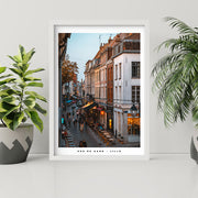 Affiche - Poster de la rue de Gand à Lille - Photographie de Benjamin Clipet - Une idée cadeau de décoration à offrir à un proche. 