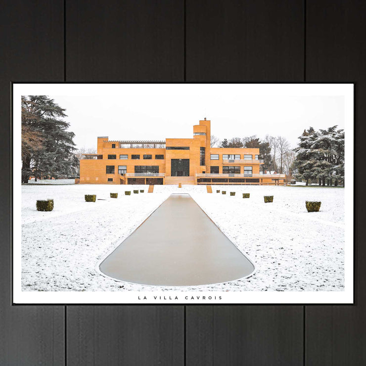 Affiche Villa Cavrois - Photo de Benjamin Clipet - Idée cadeau à offrir