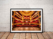 Affiche - Poster de l'opéra de Lille - Photographie de Nablezon - Une idée cadeau de décoration à offrir à un proche.